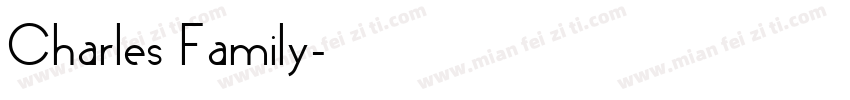 Charles Family字体转换